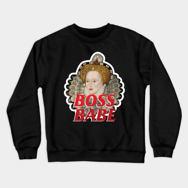 Boss Babe Crewneck Sweatshirt by BarcelonaLights